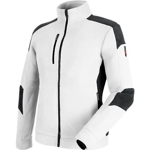 WÜRTH MODYF Fleecejacke weiß und anthrazit Cetus - Größe L