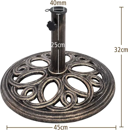 GOPLUS Metall Schirmständer