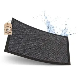 WohnDirect Schmutzfangmatte, Grau, Textil, 80x120 cm, Teppiche & Böden, Fuß & Stufenmatten, Fußmatten und Schmutzfangmatten
