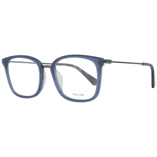 Police Brille VPL561 955M 51 Herren Blau von De Rigo