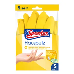Mapa GmbH Spontex Hausputz Handschuh, Haushaltshandschuh für Putz- und Pflegearbeiten, 1 Paar, Größe 6-6,5 12110026