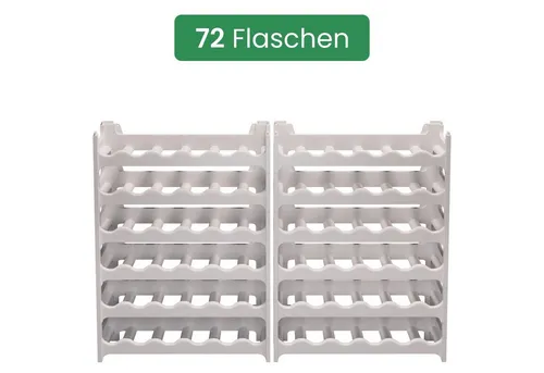 ARTECSIS Weinregal stapelbar in weiß von ARTECSIS