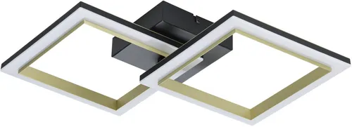 Eglo LED Deckenleuchte Calliera 18,4W - Lampen, dimmbare Deckenleuchte mit warmweißem Licht (3000K) für stimmungsvolle Beleuchtung in jedem Raum.