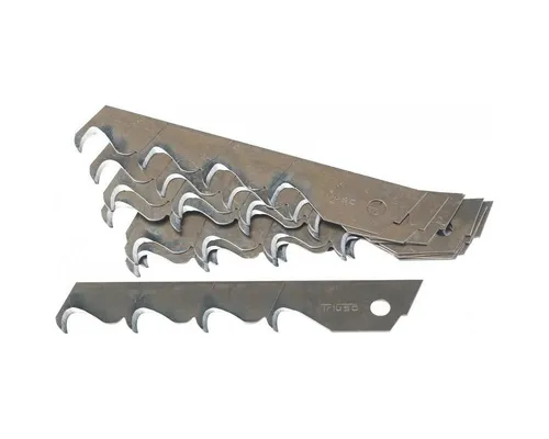 Triuso Cuttermesser Hakenklingen 100mm x 18mm Abbrechklingen 50 Stück, (50 Stück), in Vorratsbox