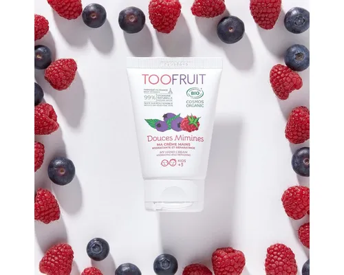 TOOFRUIT Tagescreme Handcreme Blaubeere-Himbeere