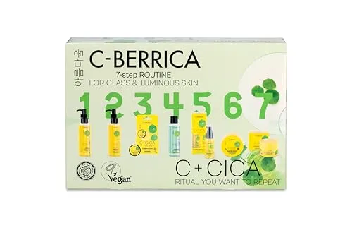 Natura Siberica CICA C-BERRICA. 7-Step Routine For Glass & Luminous Skin, 7 pcs