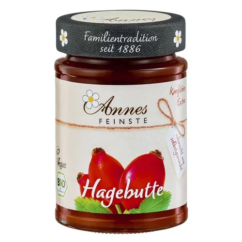 Annes Feinste Hagebutte Konfitüre extra Bio 225g