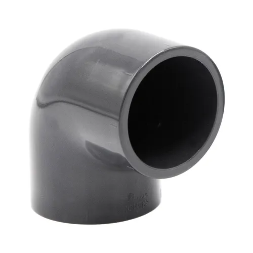 PVC-Winkel-Muffe 90° I 50mm I 1 1/2 Zoll I Klebemuffe I PVC-Rohrmuffe I 1 Stück