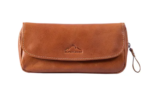 Alpenleder CG6046 Pfeifentasche Tabaktasche MICHL cognac