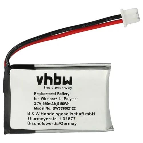 vhbw Akku kompatibel mit Carrera Digital 132, 124, 143 Racing Car (150mAh, 3,7V, Li-Polymer)