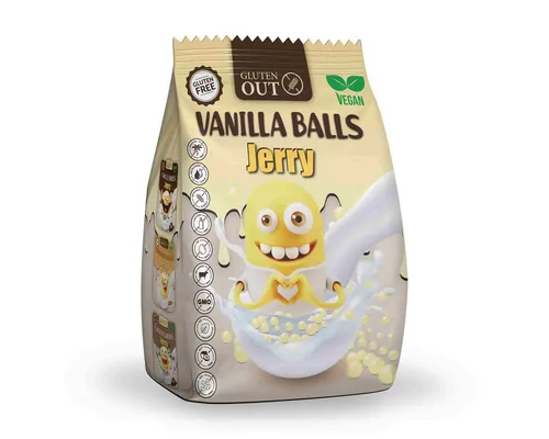 Nerano Cerealien, Nerano Vanilla Balls Jerry Frühstücksgetreide Glutenfrei Vegan 375g