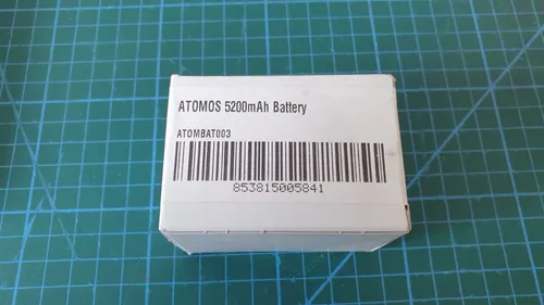 Atomos NP-F750 4 Zellen Li-Ion Akku 5200 mAh - Kamera-Akkus mit hoher Kapazität von 5200 mAh, ideal für längere Shootings und L-Serien-kompatibel für maximale Flexibilität.