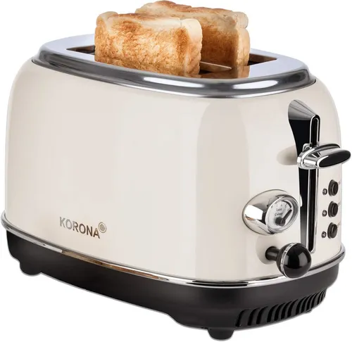 KORONA Retro 2-Scheiben Toaster creme