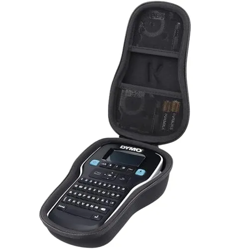 Khanka Hart Tasche Case für DYMO LabelManager LM160 LM280 Tragbares Beschriftungsgerät Etui Schutzhülle.(nur Tasche)