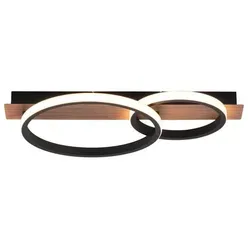 Paul Neuhaus Deckenleuchte in Holzfarben