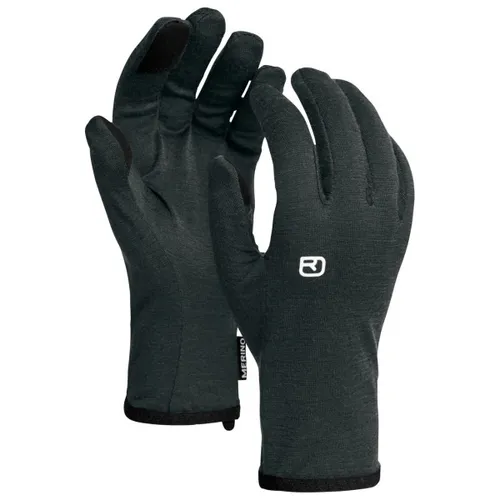 Ortovox 185 Rock-N-Wool Glove Liner Men Black Raven (M)