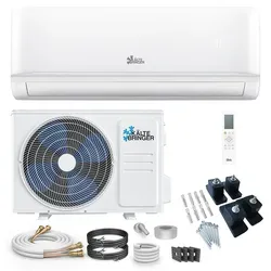Kältebringer Split-Klimagerät 18000 BTU - Klimaanlage mit Quick Connect-System, kühlt und heizt effizient, ideal für ein angenehmes Raumklima, leise im Betrieb mit nur 19 dB und smart steuerbar per App.