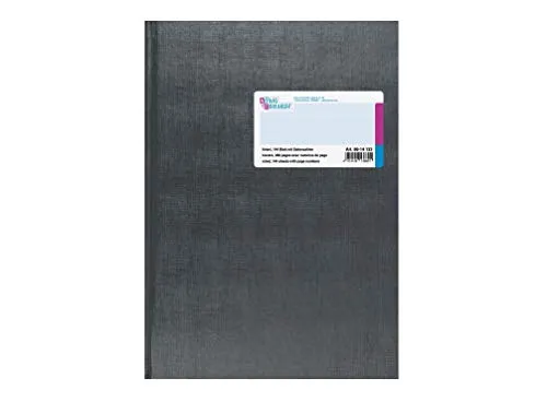 König Ebhardt 8614123 Geschäftsbuch - Elefantenhaut-Decke, liniert A4, 144 Blatt, stilvolles Design mit Seitenzahlen für professionelle Notizen