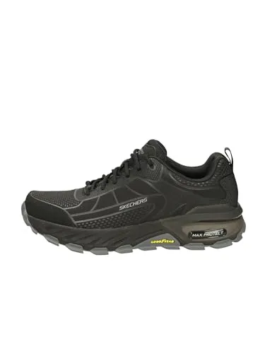 Skechers Max Protect - Ironguard 237672 BKCC Schwarz - Größe 42 - Sneaker mit stabiler Max Protect Technologie und Air-Cooled Memory Foam Einlegesohle für optimalen Komfort und Halt auf jedem Terrain.