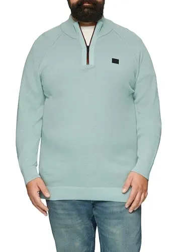 Stylischer Pullover mit Stehkragen - Sweatshirts für Herren, ideal für lässige Outfits, mit praktischem Reißverschluss und schickem Logo-Detail.