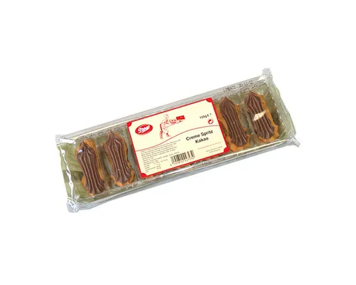 Stereo Kekse, Stereo Cremespritz Kakao Gebäck mit einer leichten Creme 150g