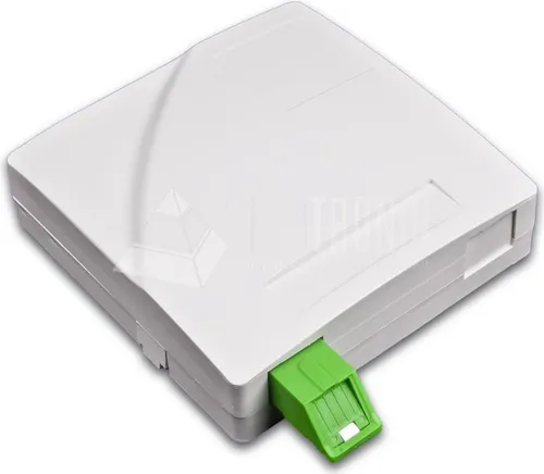 Lightwin FTTx Wanddose für 2x SC simplex Kupplungen, ohne Pigtails, weiß FTTx (FTTH WALL OUTLET 2)