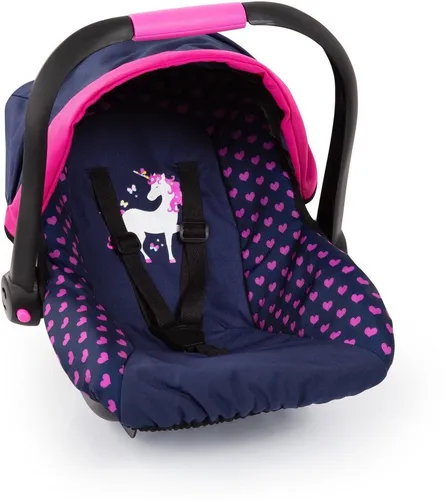 Bayer Design 67954AA Puppenautositz EasyGo - Puppenautositz für Puppen bis 46 cm, mit Sonnendach und Sicherheitsgurt, kann schaukeln und als Puppenbett genutzt werden – ideal für kreative Spielstunden.