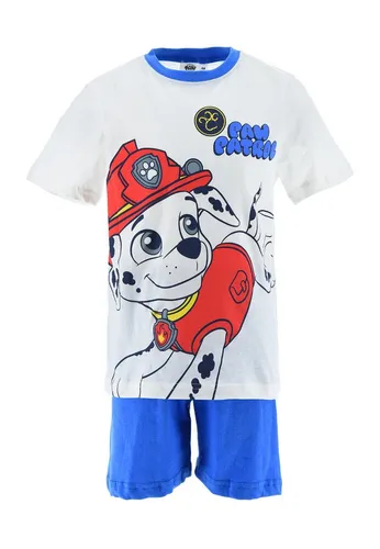 PAW PATROL Schlafanzug Chase Kinder Jungen Pyjama langarm Nachtwäsche (2 tlg)
