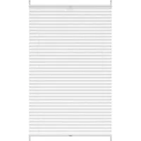 vidaXL Plissee 90x150cm Weiß - Klemmfix Faltrollo - Plissee als Verdunklungsrollo, flexibler Sonnen- und Sichtschutz, einfach ohne Bohren zu montieren, ideal für jedes Zimmer.