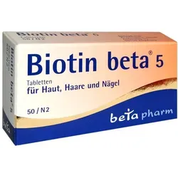 Biotin BETA 5 Tabletten 50 St