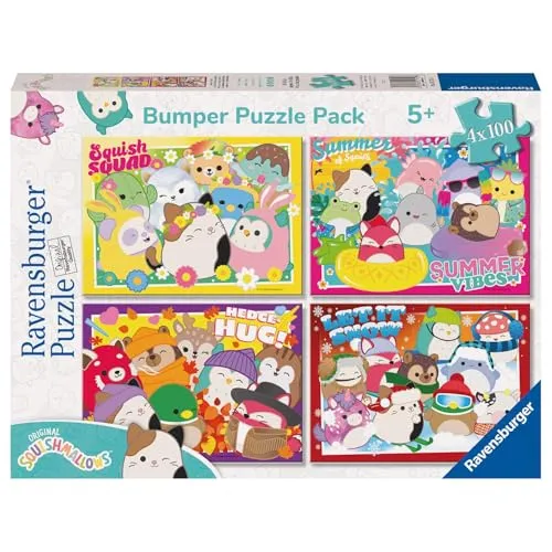 Ravensburger Puzzle Squishmallows 4-in-1 100 Teile