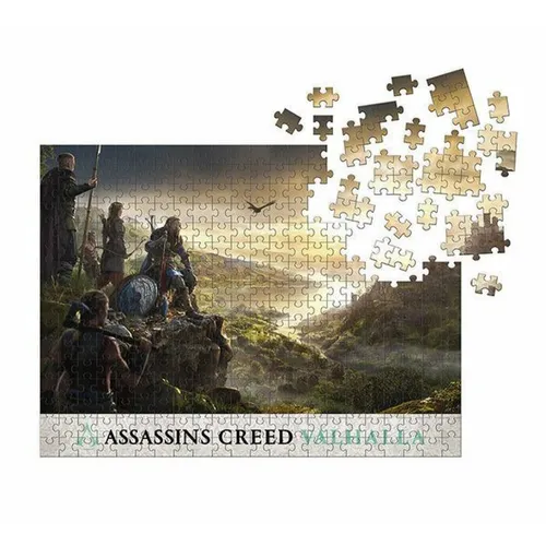 Dark Horse Assassin's Creed Valhalla Puzzle Raid Planning (1000 Teile) - Klassisches Puzzle mit 1000 Teilen, offiziell lizenziert. Ideal für Assassin's Creed-Fans, bietet es ein beeindruckendes Motiv und eine spannende Herausforderung für Puzzle-Liebhaber.