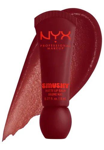 NYX PROFESSIONAL MAKEUP Lippenbalsam SMUSHY MATTE LIP BALM, jeder der Farbtöne hat einen einzigartigen, süßen Duft