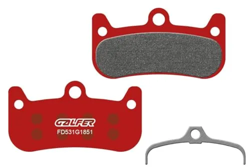GALFER Bremsbeläge Formula Cura 4 Advanced Fahrrad G1851 Unisex Erwachsene, Rot, Einheitsgröße