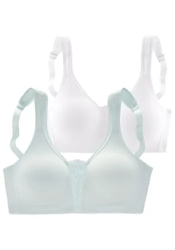 Soft-BH PETITE FLEUR, Damen Gr. 90 Cup D, hellblau