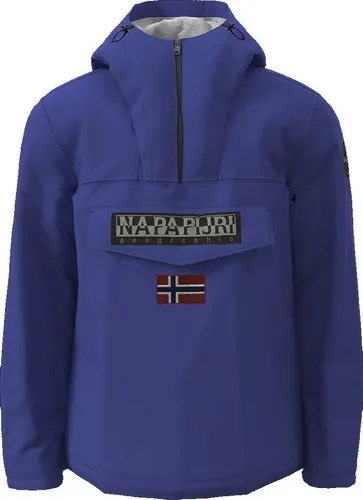 Napapijri Kurzjacke Rainforest Winter 3 - Blau M (50) - Funktionsjacke aus 100% Polyamid, wasserabweisend und ideal für kalte Wintertage.