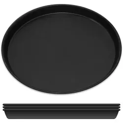 GRÄWE Pizzablech Ø 28 cm, 6-teilig, rund, Blaublech, Made in Germany