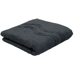 Ross Uni-Walk Handtücher Cashmere 9008 Handtuch 50x100 cm | anthrazit - schwarz