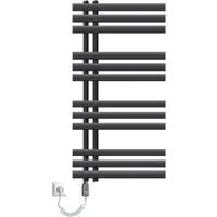 LuxeBath Badheizkörper Designheizkörper Handtuchwärmer Iron EM 300W - Heizkörper für Badezimmer und Wohnräume, kombiniert effizientes Heizen mit elegantem Design. Der integrierte Heizstab sorgt für warme Handtücher und angenehme Temperaturen.
