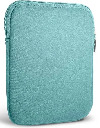 MyGadget Neopren Sleeve Hülle für Tablet bis 6 Zoll [ 16, 5 x 12,5 cm ] - Schutzhülle Tasche für z.B. Kindle Paperwhite [ bis 2021 ] | Kobo Clara HD - Hell Blau