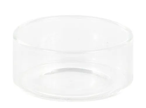 Teelichthalter aus Glas NEU 4,5x2,1x4,5cm Glasbecher Kerzenhalter Lichtglas