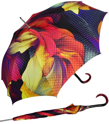doppler MANUFAKTUR Stockregenschirm edler, handgearbeiteter Manufaktur-Regenschirm, einzigartige Designs in leuchtenden Farben
