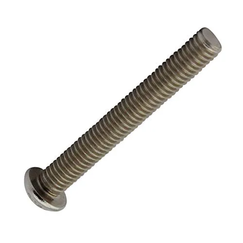 D2D | VPE: 10 Stück - Flachkopfschrauben M5 x 20 mm mit Innensechskant ISO 7380-1 aus Edelstahl A2 V2A - Linsenkopfschrauben