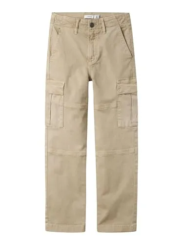 Name It 5-Pocket-Hose - Stoffhosen für Kinder mit trendigem Design, verstellbarem Bund und praktischen Cargotaschen für optimalen Komfort und Style.