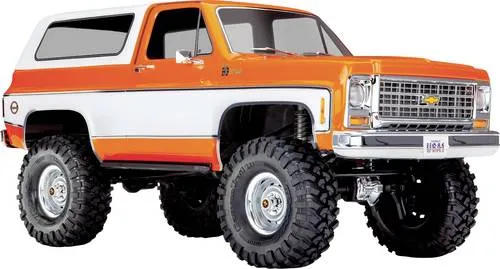 Traxxas Crawler TRX-4 Chevy Blazer 1979 Clipless 1:10 RTR Orange - RC Crawler mit 4x4 Antrieb, ideal für Off-Road-Abenteuer und sofort einsatzbereit (RTR) im Maßstab 1:10.