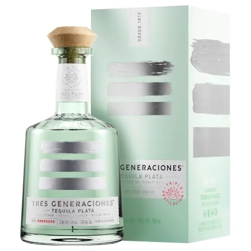 Tres Generaciones Blanco Premium Tequila, 0.7 L, 38% Vol