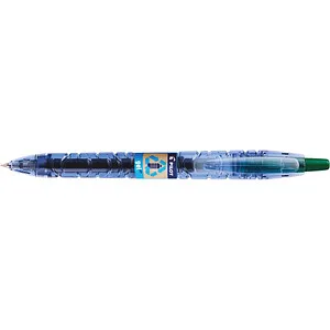 PILOT B2P „Bottle 2 Pen“ GEL Gelschreiber, grün - 0,7 mm - Tintenroller & Gelroller, 89,8% aus recyceltem Material für umweltbewusstes Schreiben und mit wischfester, schnell trocknender Gel-Tinte für hohen Schreibkomfort.