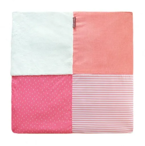 DOUDOU ET COMPAGNIE - TAPIDOU-MOSAIK - Koralle und Weiß - - DC3712