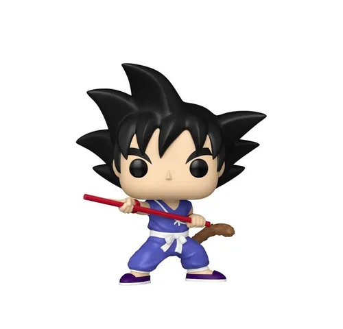 Funko POP! Anime: Dragon Ball – Goku mit Nyoibou (Glow-in-the-Dark) - Sammelfigur im Chibi-Stil, leuchtet im Dunkeln und ist ein Highlight für Dragon Ball-Fans. Ideal für die Vitrine oder als Geschenk!