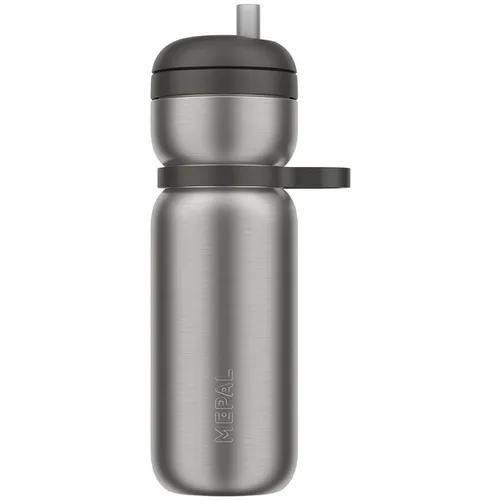 MEPAL Isolier-Trinkflasche Twist Sport 0,6 l - graphite black - Thermobehälter mit Trageschlaufe und auslaufsicherem Design, ideal für Sport und Outdoor-Aktivitäten. Hergestellt aus Edelstahl und Kunststoff für Langlebigkeit.